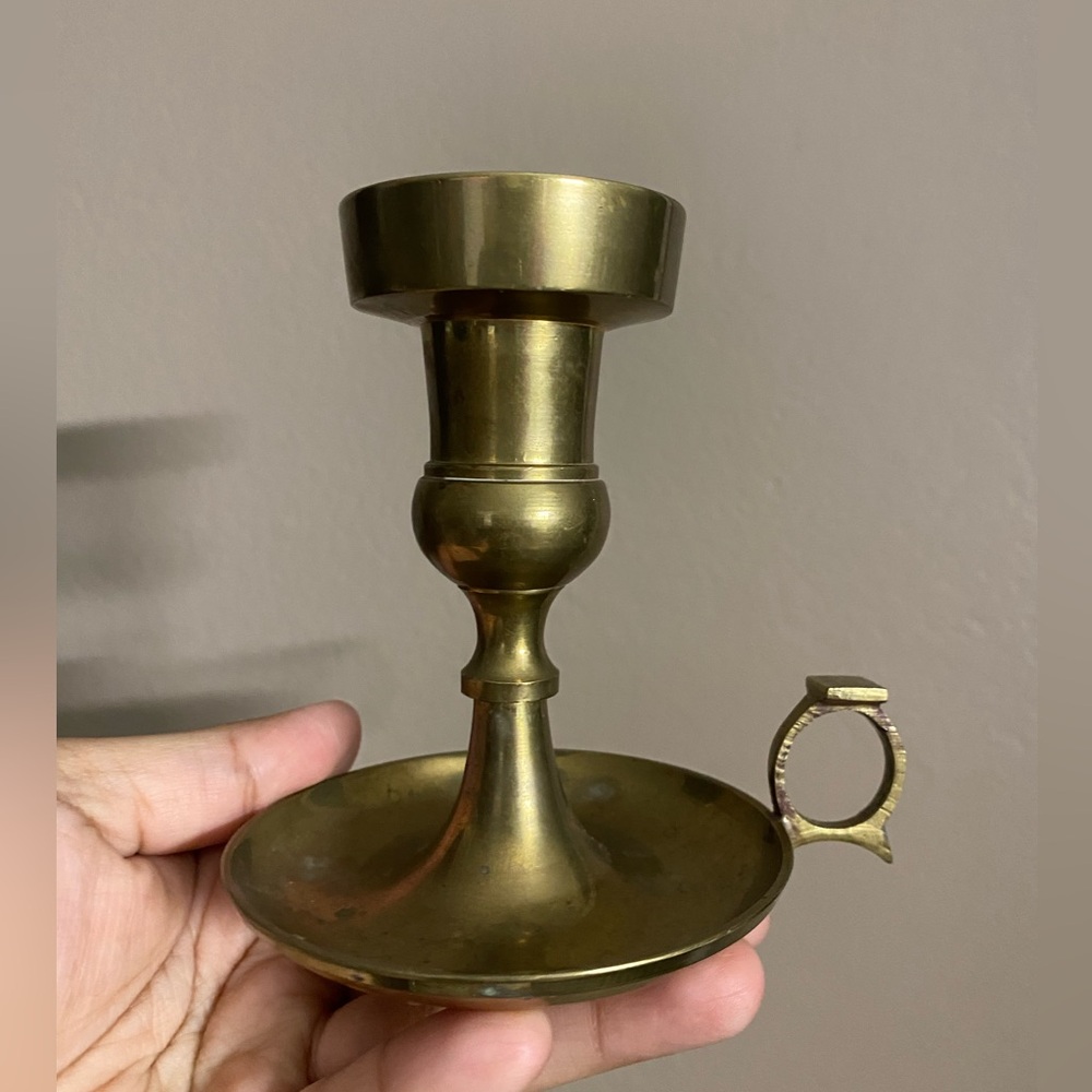 Candle holder brass